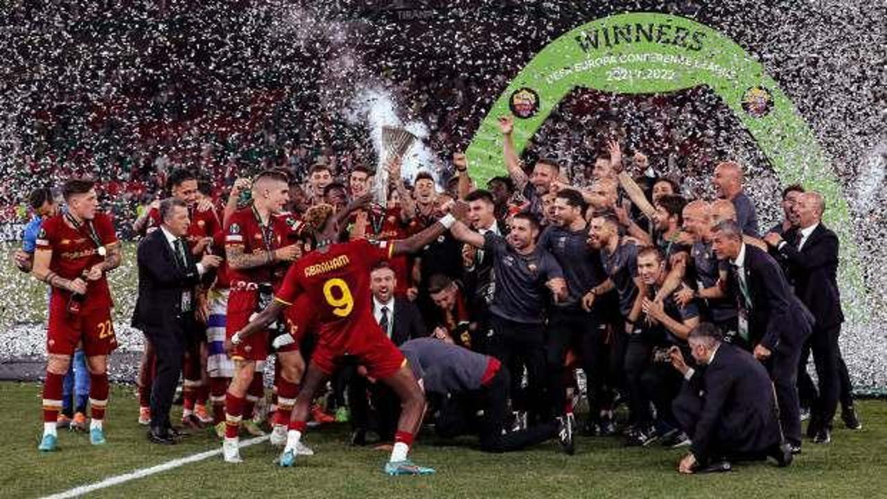 UEFA Avrupa Konferans Ligi'nde şampiyon Roma