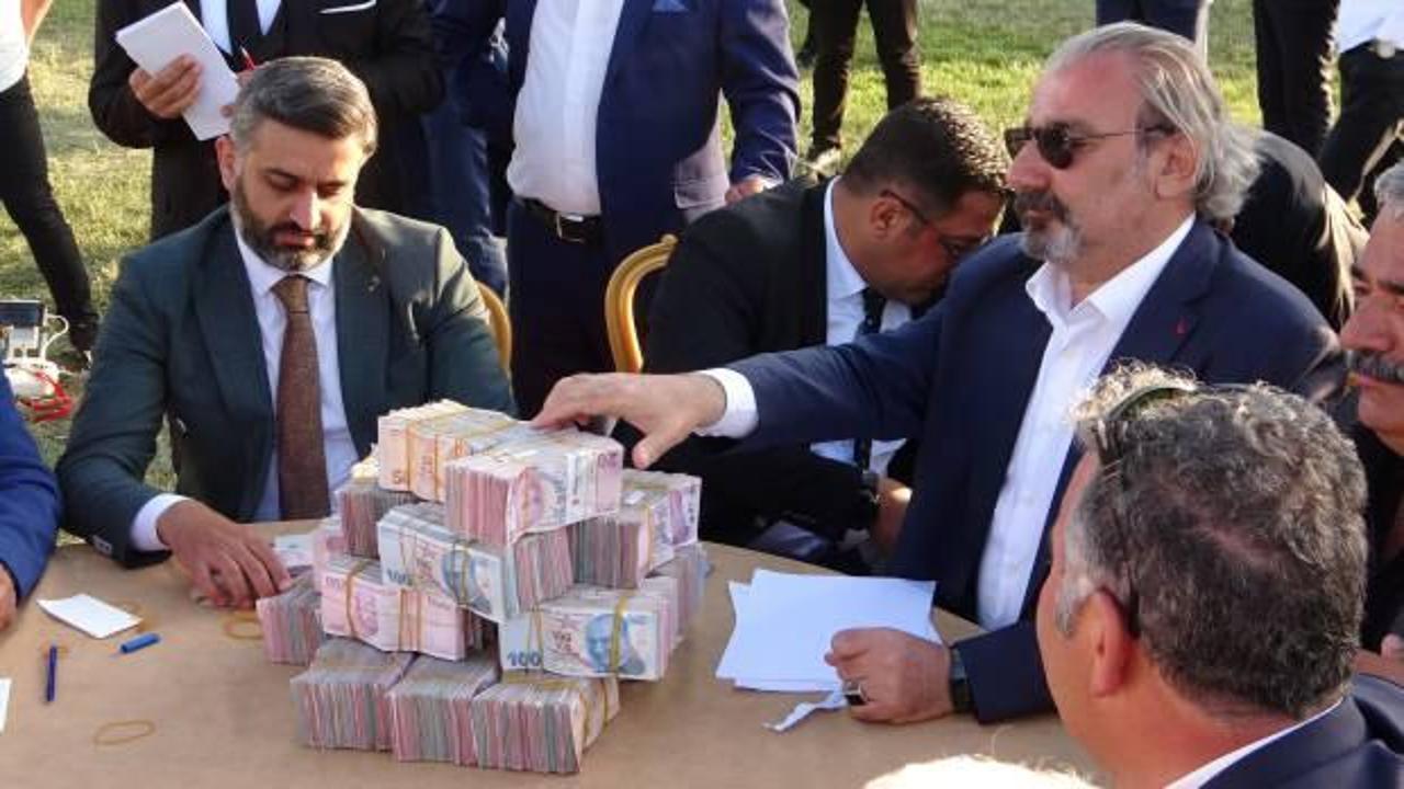 Aşiret liderinin oğlu evlendi, 4,1 milyon TL ve kilolarca altın takıldı