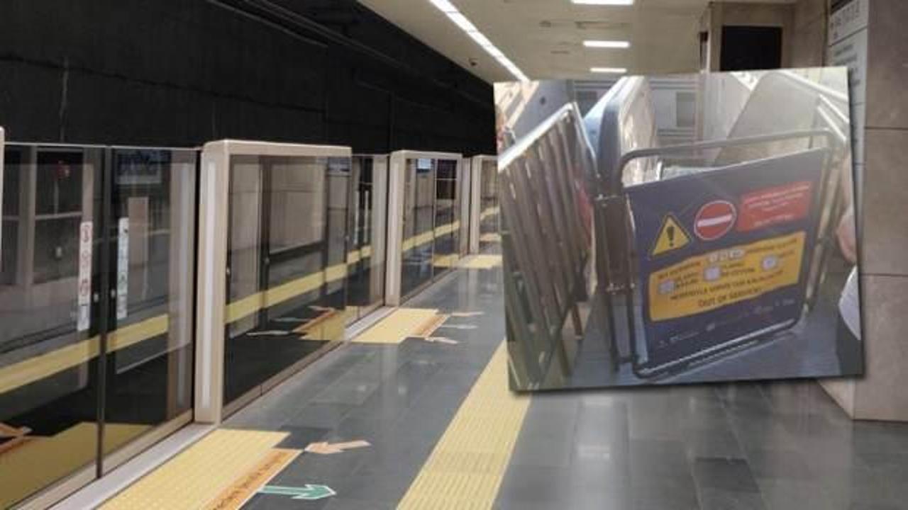 Daha Taksim unutulmamıştı: Üsküdar metrosunun yürüyen merdiveni 10 gün çalışmayacak