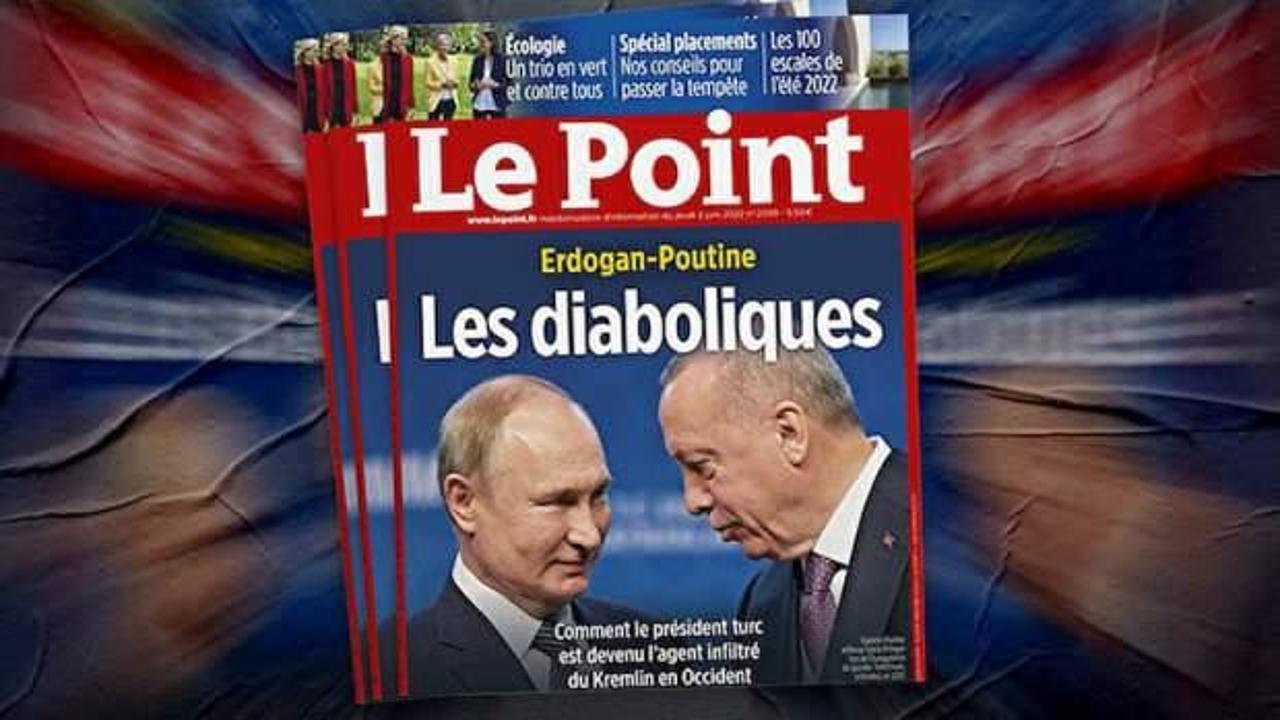 Fransız dergisinden skandal kapak: Türkiye karşıtı Le Point yeniden Erdoğan'ı hedef aldı