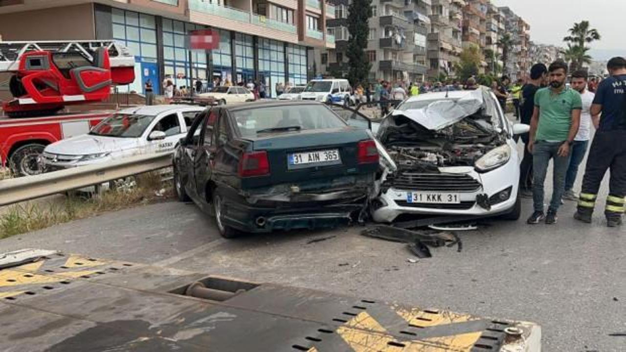 İntihar girişimini izlerken 5 araç kaza yaptı: 5 yaralı