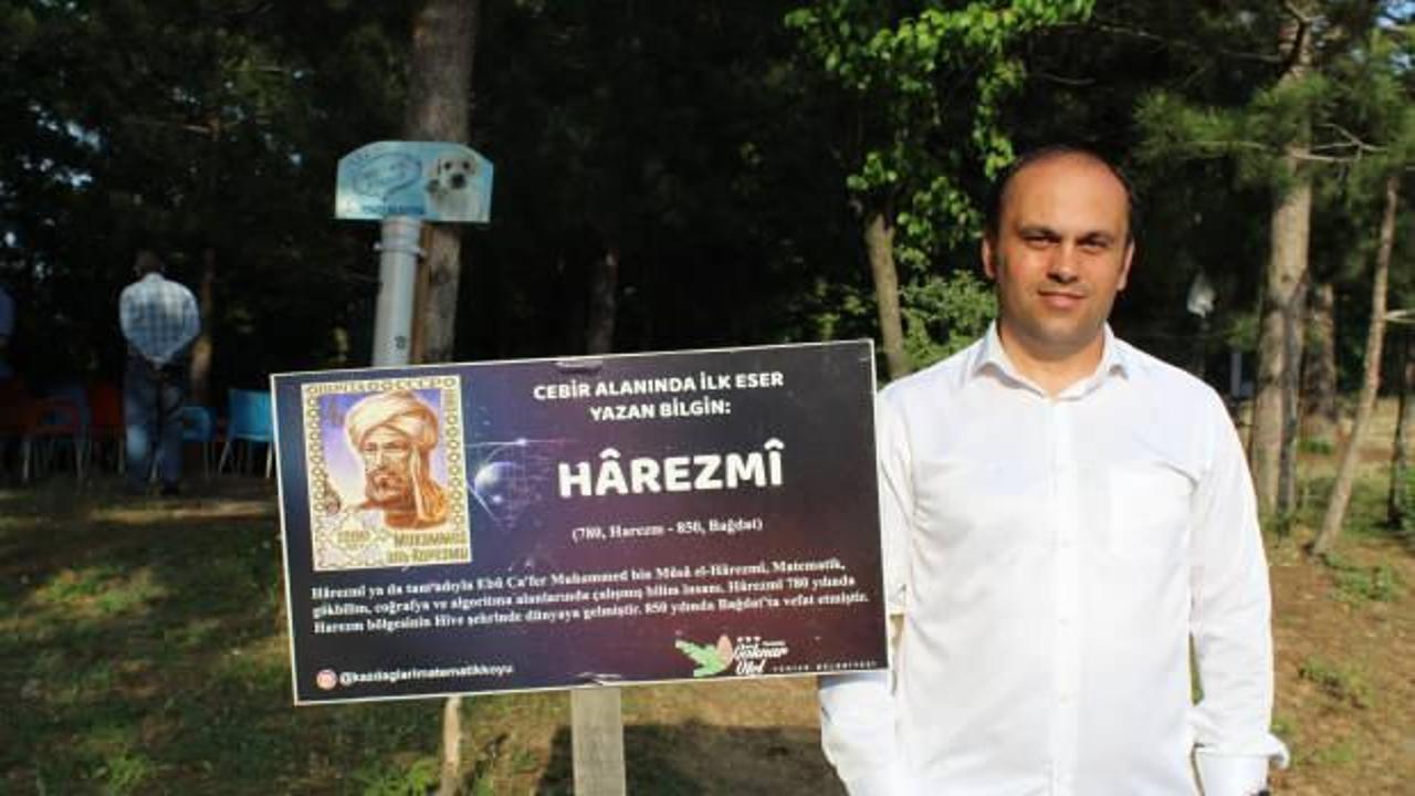 Kazdağları'nda Matematik K&ouml;y&uuml; kurdu, doğal ortamda ders g&ouml;r&uuml;yorlar