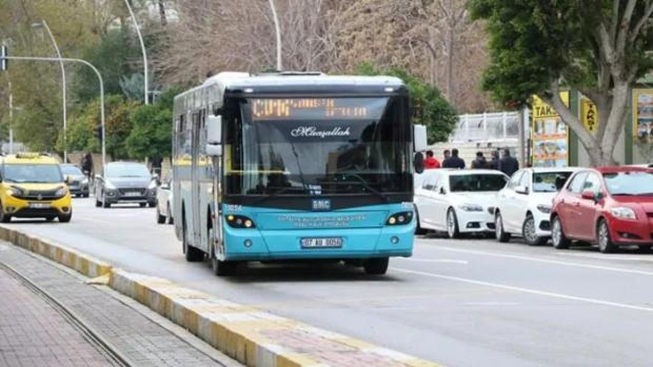 Antalya’da toplu taşımaya yüzde 20 zam