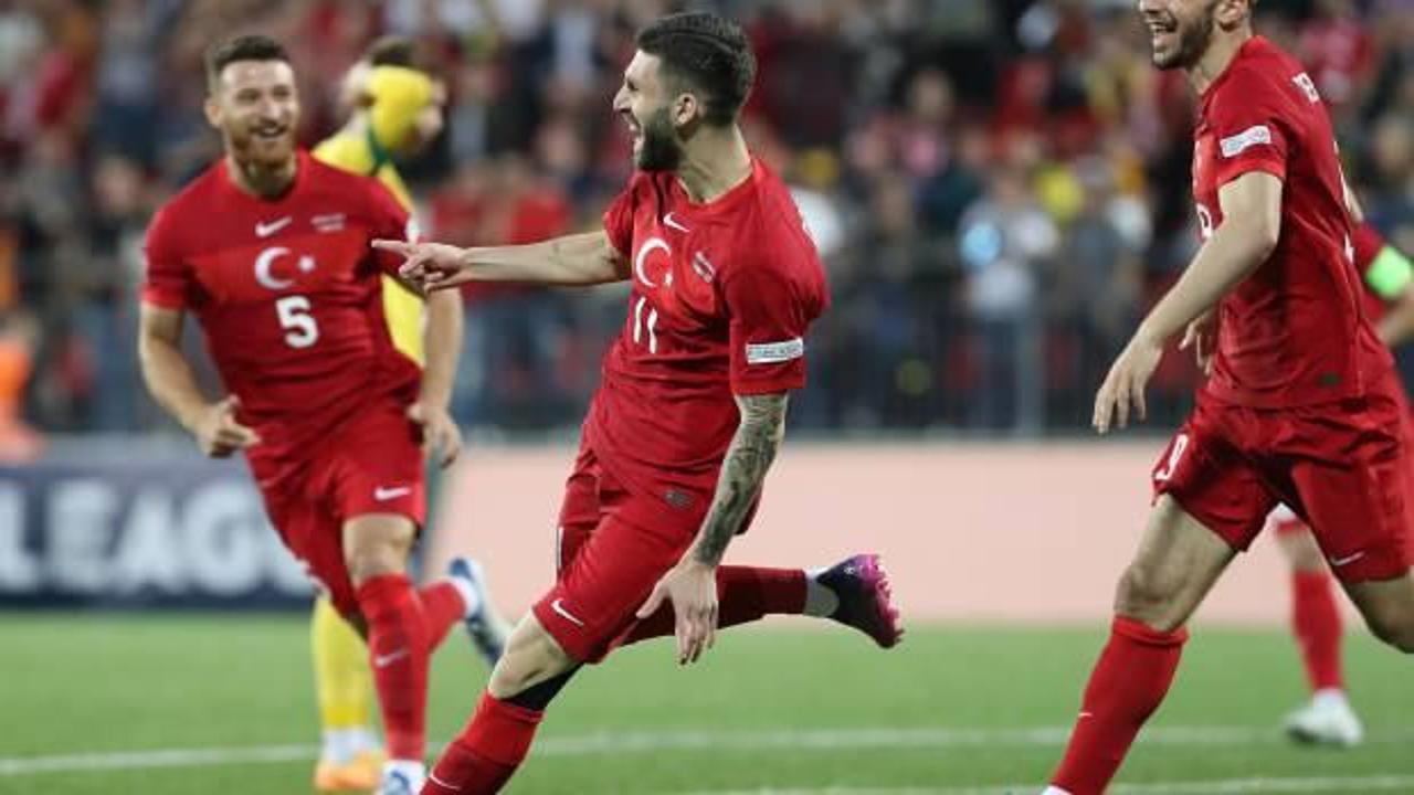 Doğukan Sinik, ilk gollerini Litvanya’ya attı