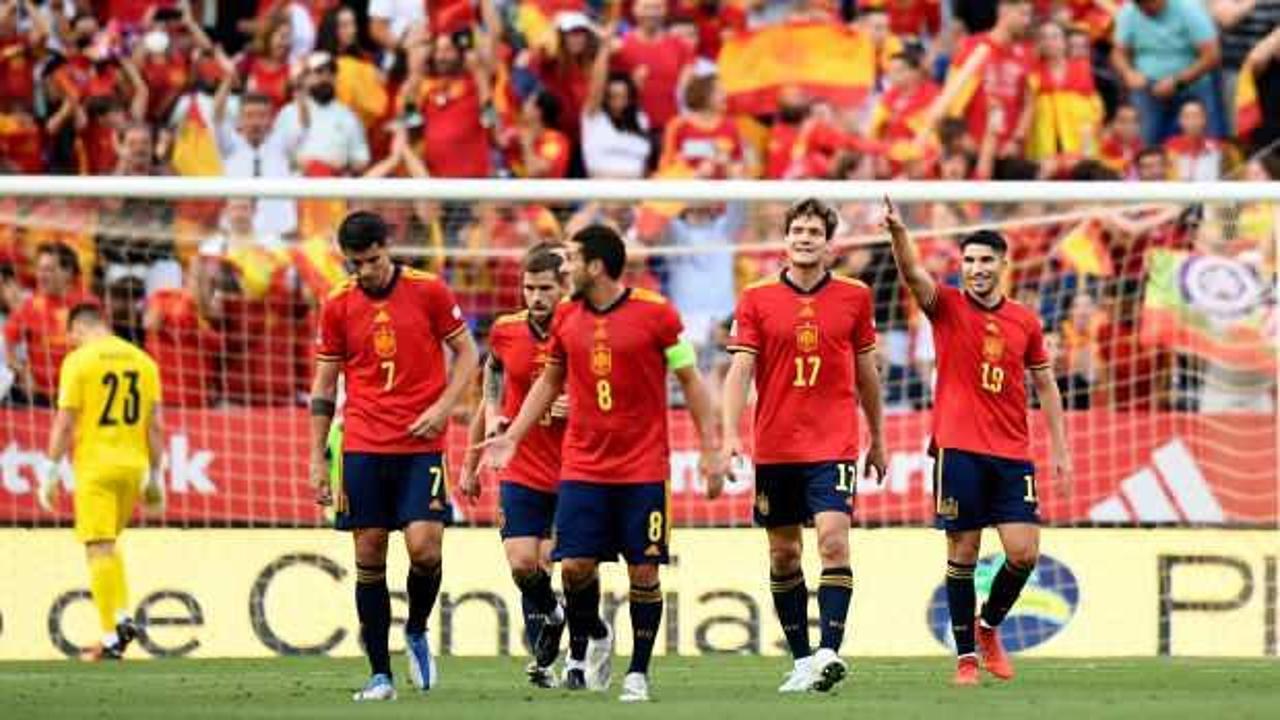 İspanya 2 golle kazandı! Liderliğe yükseldi