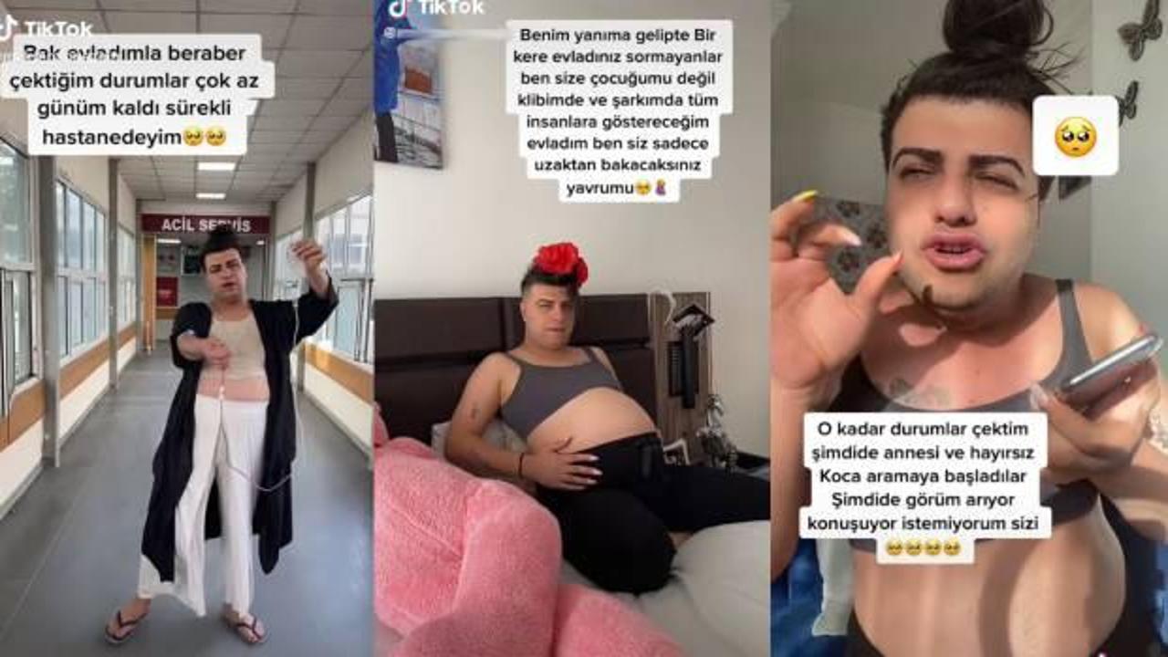 Mükremin Gezgin'in TikTok'taki rezil "hamile" videoları sonrası soruşturma başlatıldı