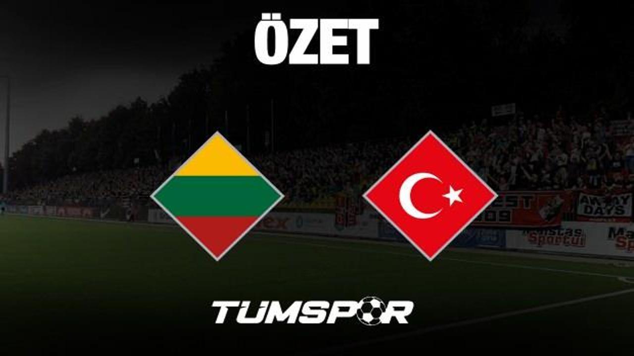MAÇ ÖZETİ İZLE | Litvanya 0-6 Türkiye (Goller, Doğukan Sinik, Yunus Akgün)