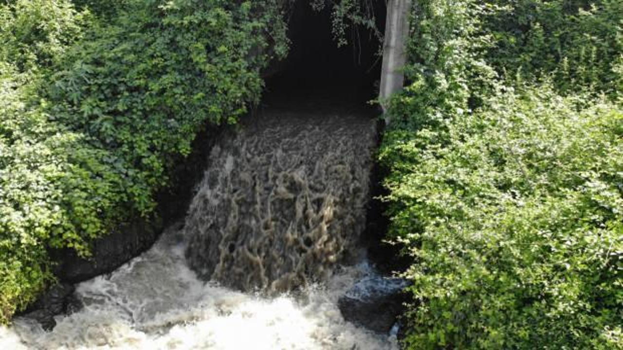 İstanbul'da atık suların Riva Deresine bırakıldığı iddia edildi