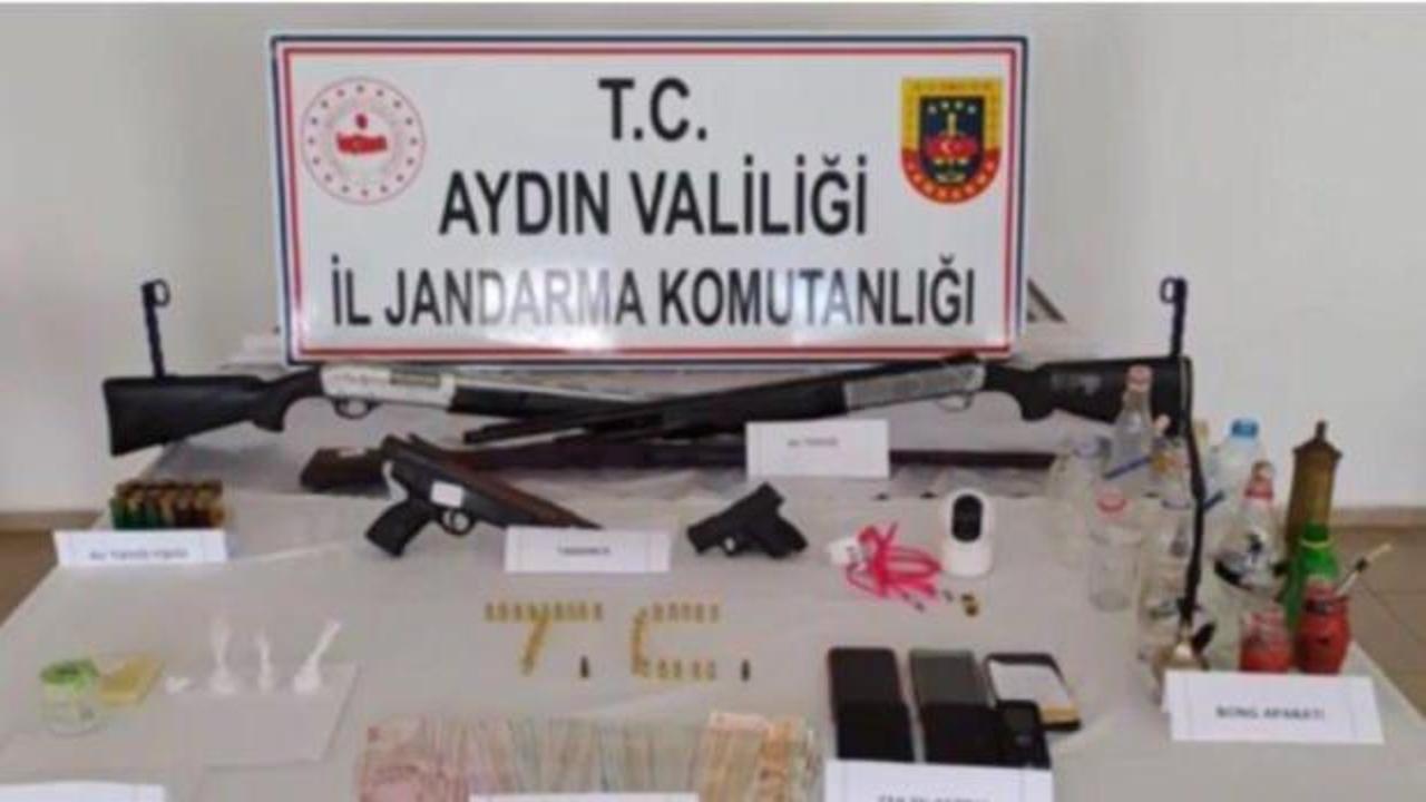 Aydın'da suç örgütüne jandarma baskını: 11 gözaltı 