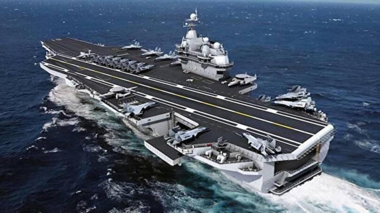 &Ccedil;in &uuml;&ccedil;&uuml;nc&uuml; u&ccedil;ak gemisini suya indirdi