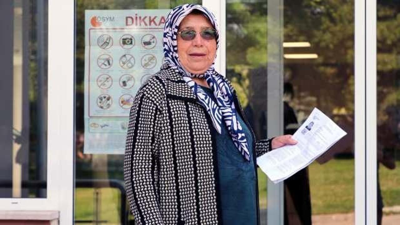 Eskişehir'de 73 yaşında YKS'ye girdi