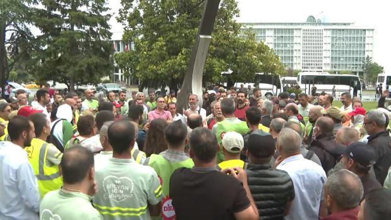İBB'ye bağlı Ağaç AŞ çalışanları eylemde... "Bahanelerle 130 kişi işten çıkartıldı"