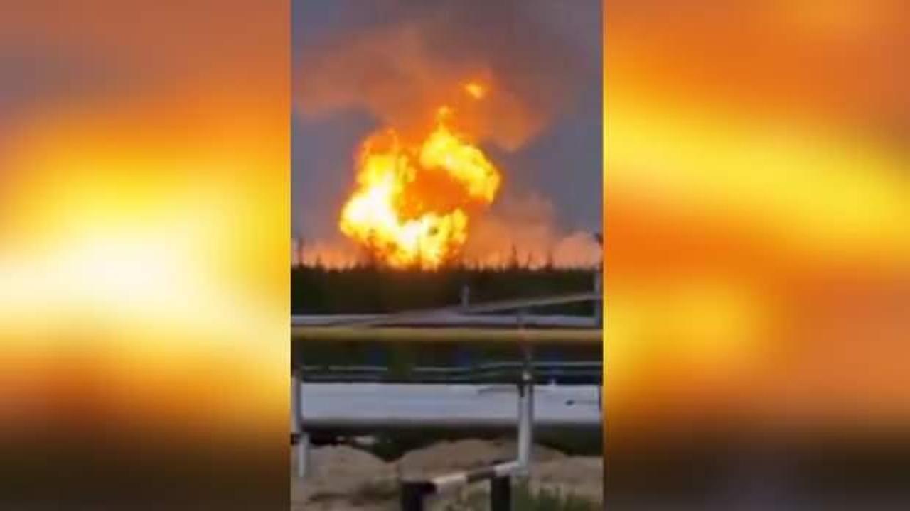 Rusya'nın en büyük gaz sahasında patlama