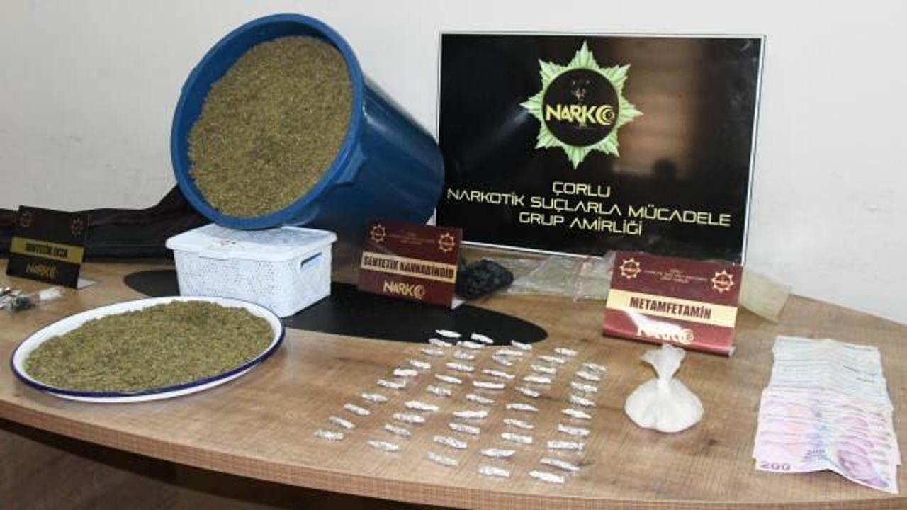 Tekirdağ'da 2 milyon TL değerinde uyuşturucu ele ge&ccedil;irildi