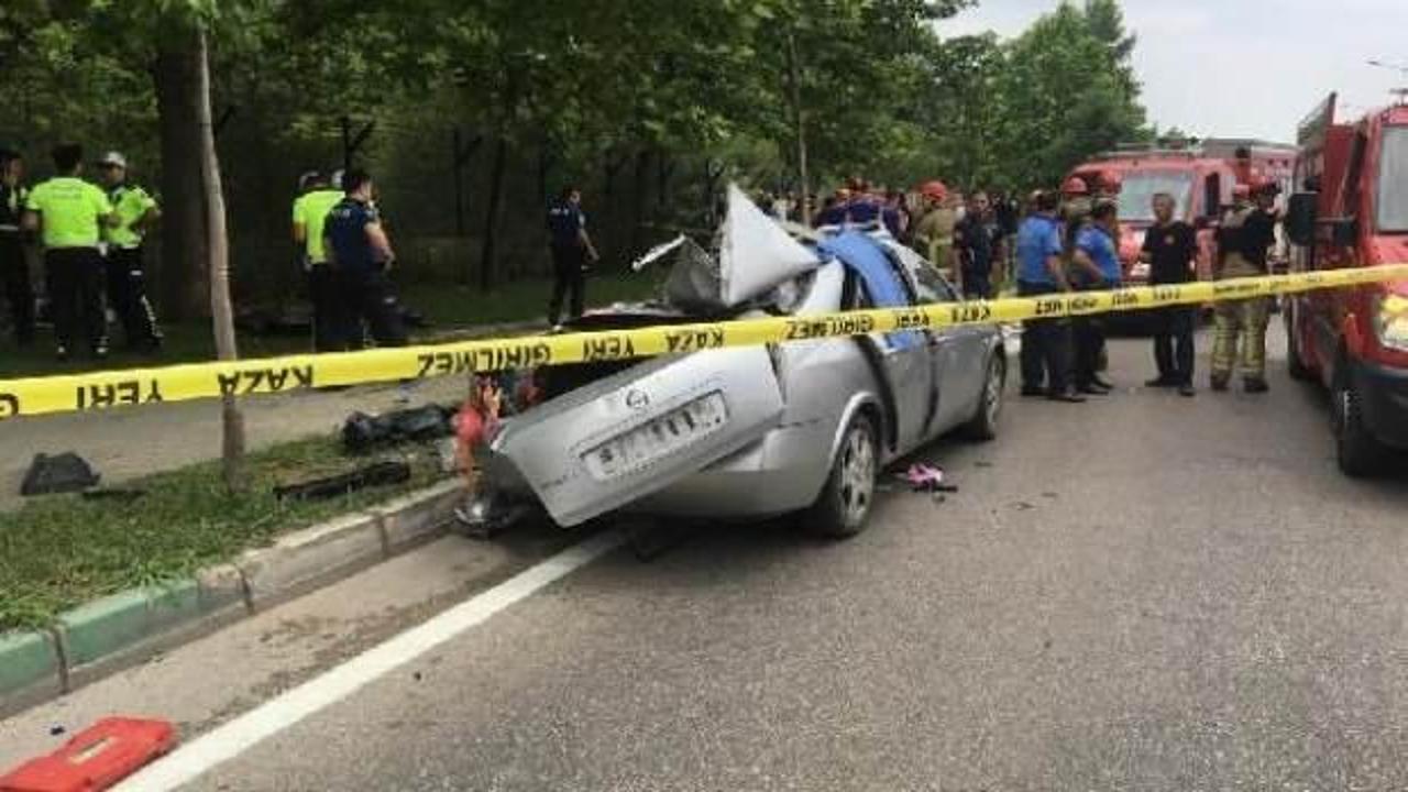 Bursa'dan acı haber! Katliam gibi kaza: 4 &ouml;l&uuml; 3 yaralı