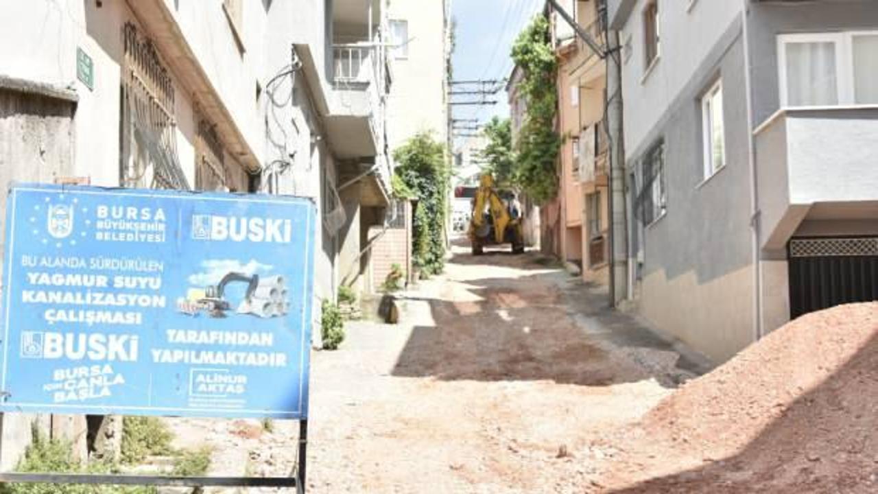 Bursa'da taşkın riski en aza indiriliyor   