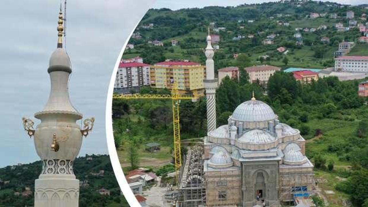 Giresun’da "semaver" şeklinde inşa edilen minare tartışmalara yol açtı