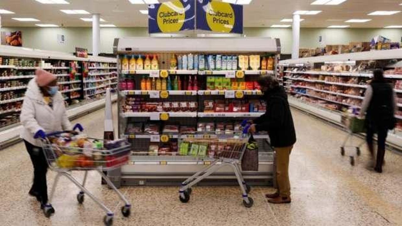 İngiltere'de gıda fiyatları yüzde 8,3 arttı