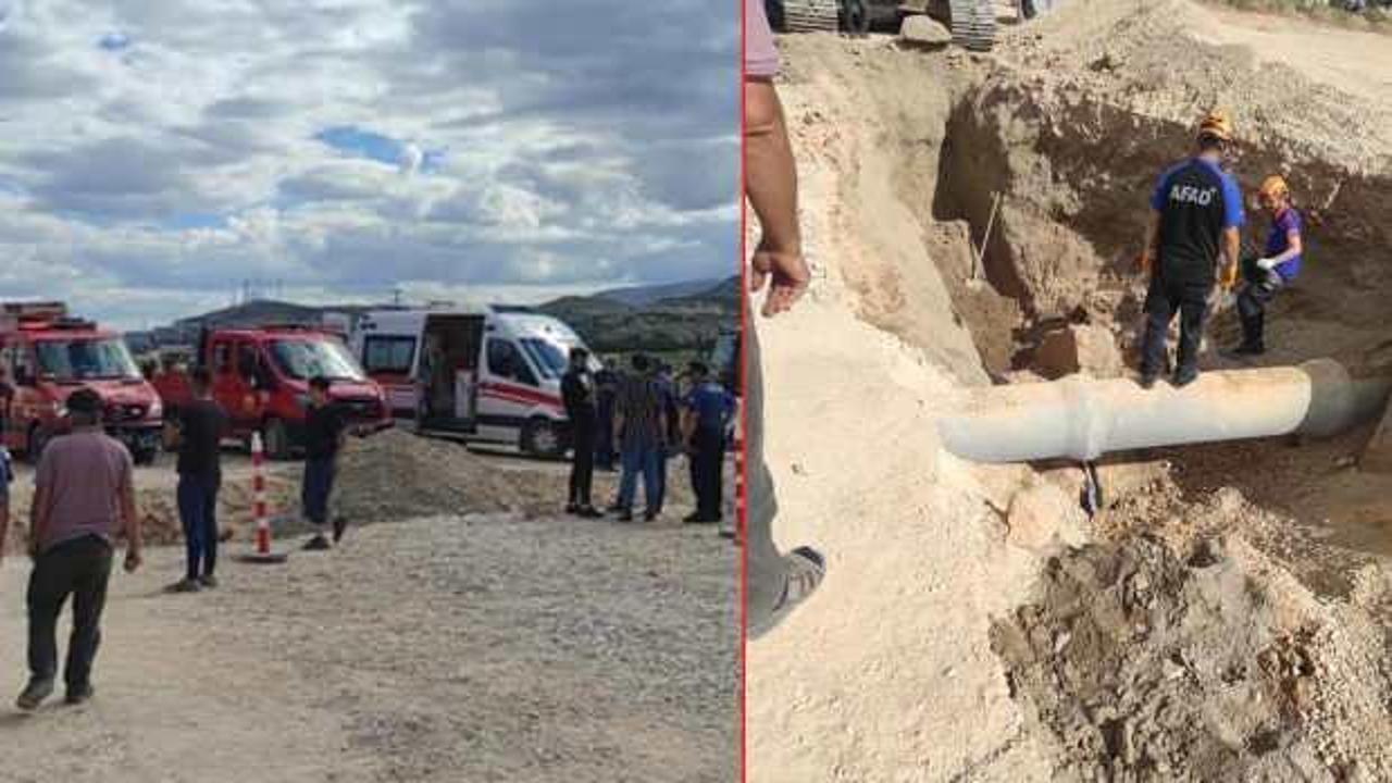 Konya'da kanalizasyon çalışmasında feci ölüm! İşçi göçük altında kaldı