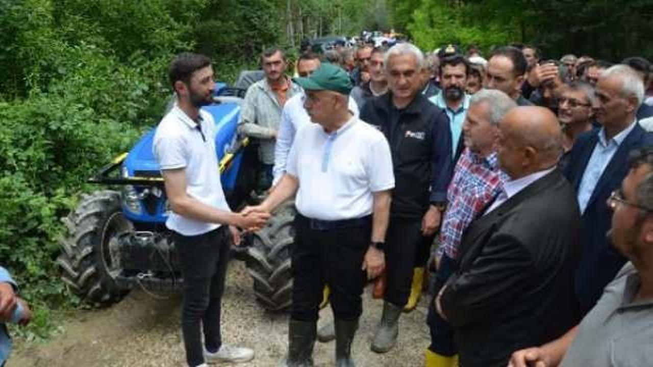 Bakan Kirişci, Kastamonu'da sel sonrası tarım arazilerini inceledi  