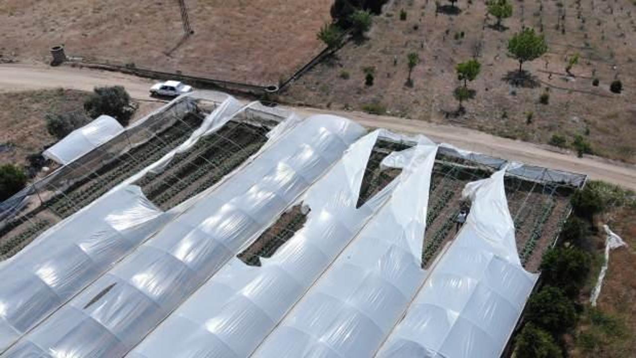 Bilecik’teki seraları ikinci kez hortum vurdu