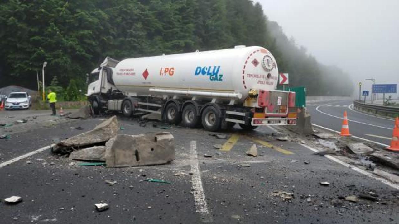 Bolu Dağı'nda kaza: Ankara yönü kapandı!