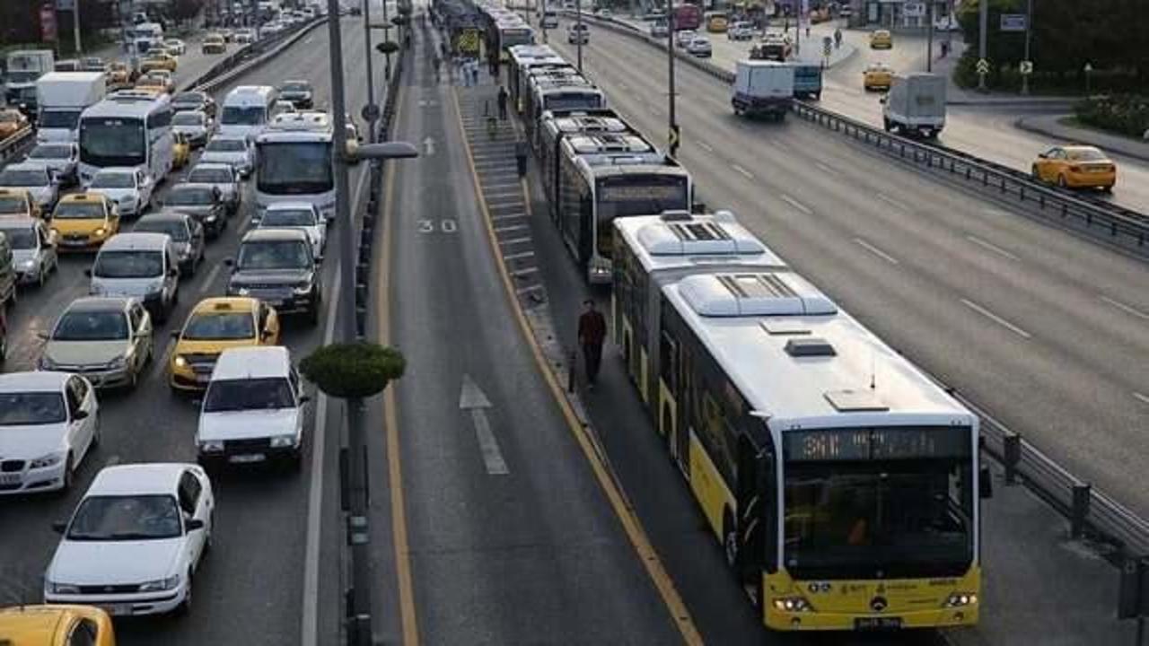 İBB&rsquo;nin metrob&uuml;s hattındaki &ldquo;Beyaz Yol&rdquo; &ccedil;alışması başladı
