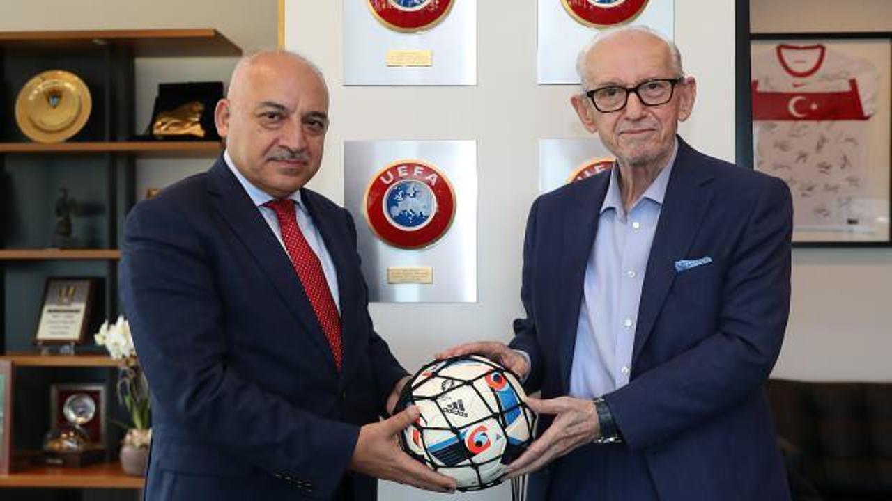 Şenes Erzik'ten TFF Başkanı Mehmet Büyükekşi'ye ziyaret