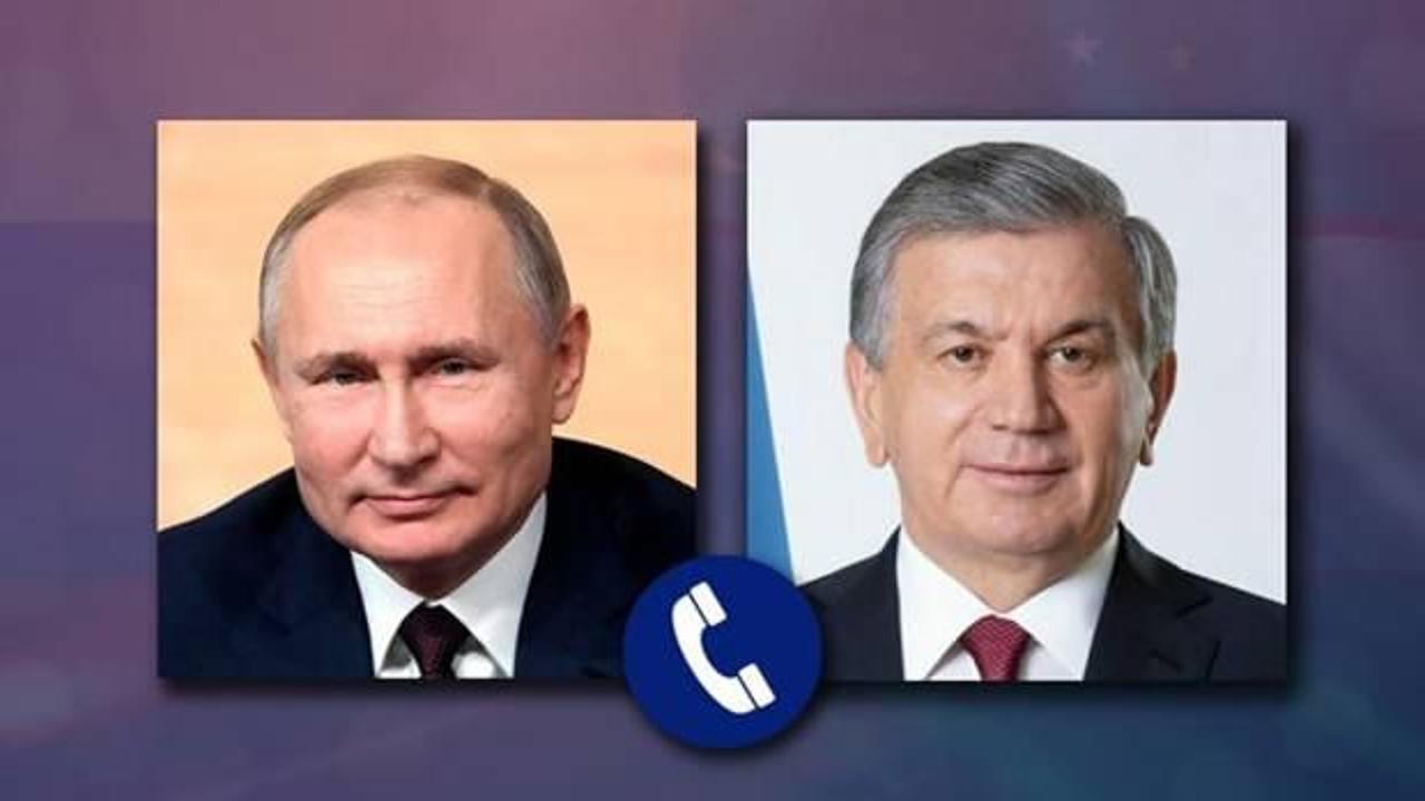 Putin ile Özbekistan Cumhurbaşkanı Mirziyoyev arasında Karakalpakistan görüşmesi