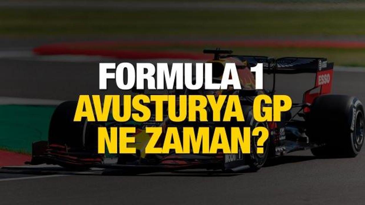 Formula 1 Avusturya GP ne zaman, saat kaçta ve hangi kanalda?