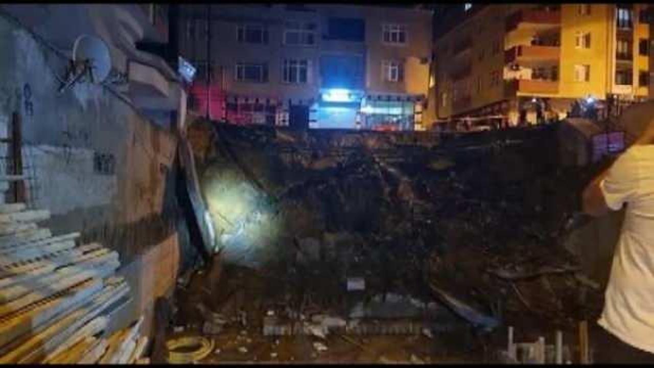 Kısıklı'da binanın duvarı çöktü: Vatandaşlar tahliye edildi