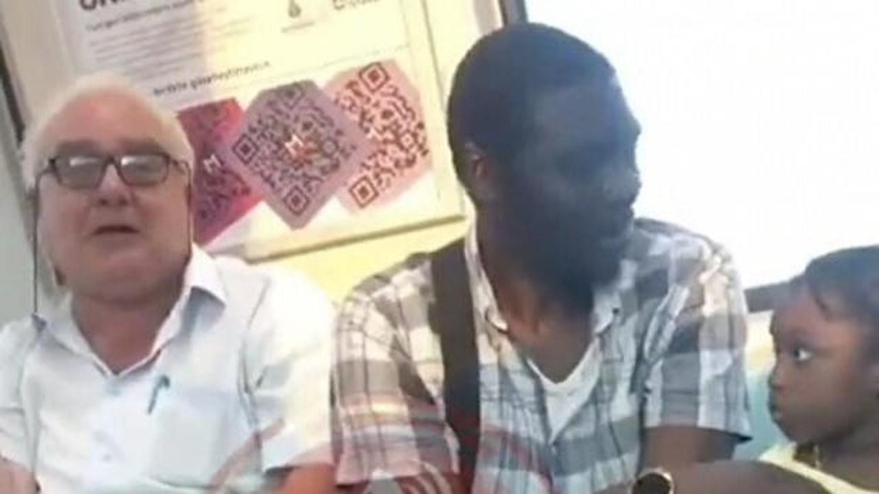 Metroda ırkçı saldırı: Yabancı aileye küfürler yağdıran şahıs gözaltına alındı