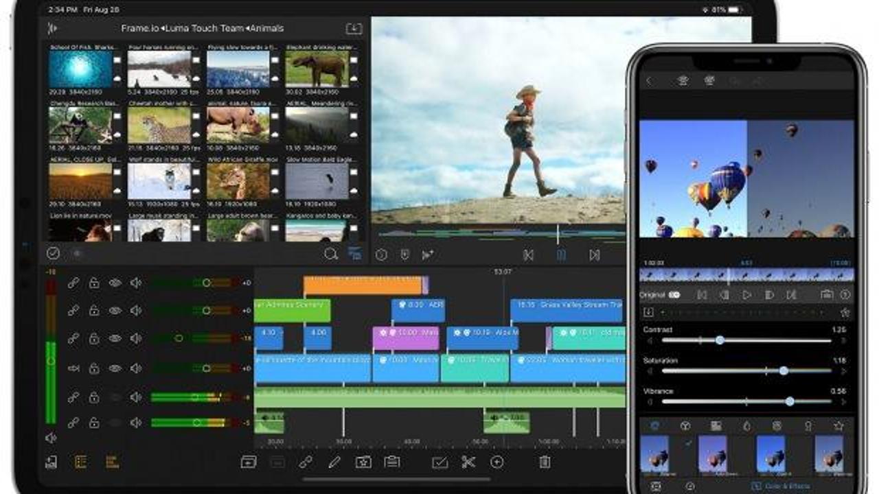 Mobil video düzenleme programı LumaFusion, iOS'dan sonra Andorid'lere de geliyor