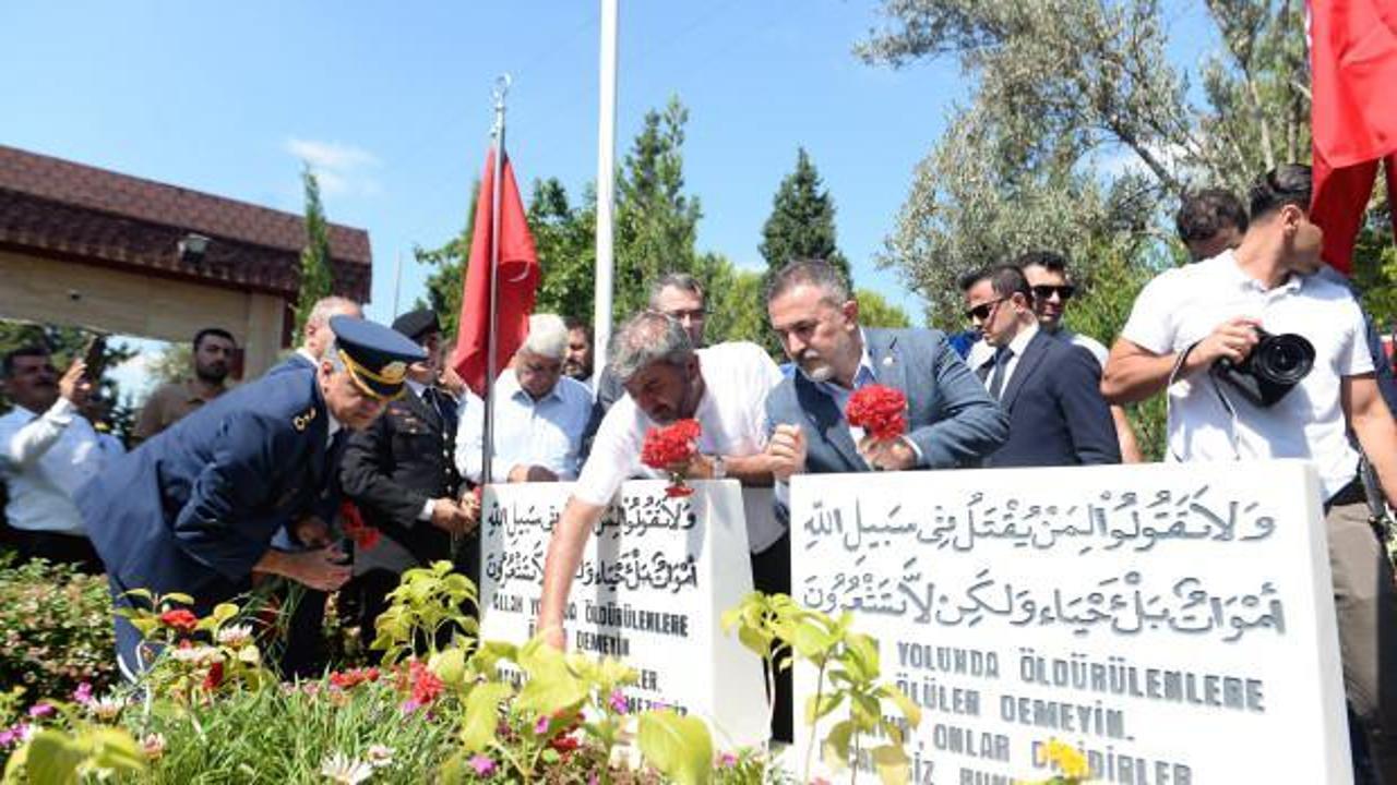 15 Temmuz şehidi ikiz polisler g&ouml;zyaşlarıyla anıldı