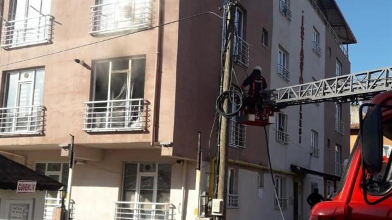 Apart dairede yangın: Bir kişi hayatını kaybetti