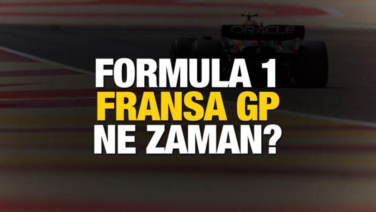 Formula 1 Fransa GP ne zaman, saat kaçta ve hangi kanalda?