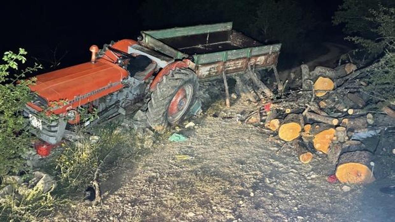 Karabük'te devrilen traktördeki 2 kişi öldü, 2 kişi yaralandı