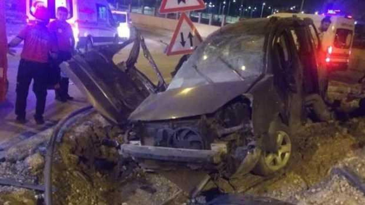 Mersin'de kamyonet takla attı: 1 ölü 2 yaralı