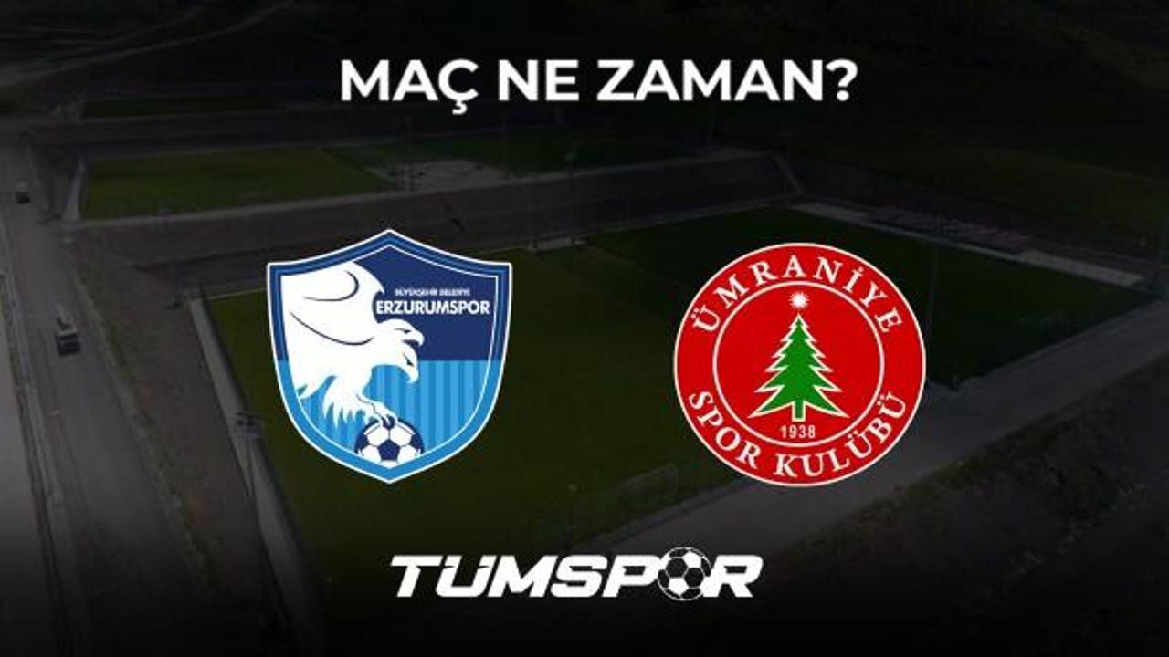 BB Erzurumspor Ümraniyespor maçı hangi kanalda yayınlanacak?