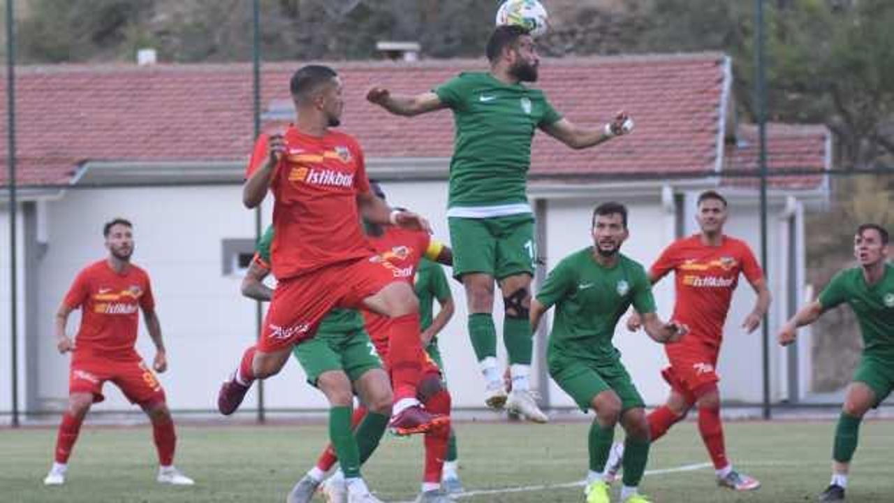 Kayserispor hazırlık maçında Amed SF’ye mağlup oldu