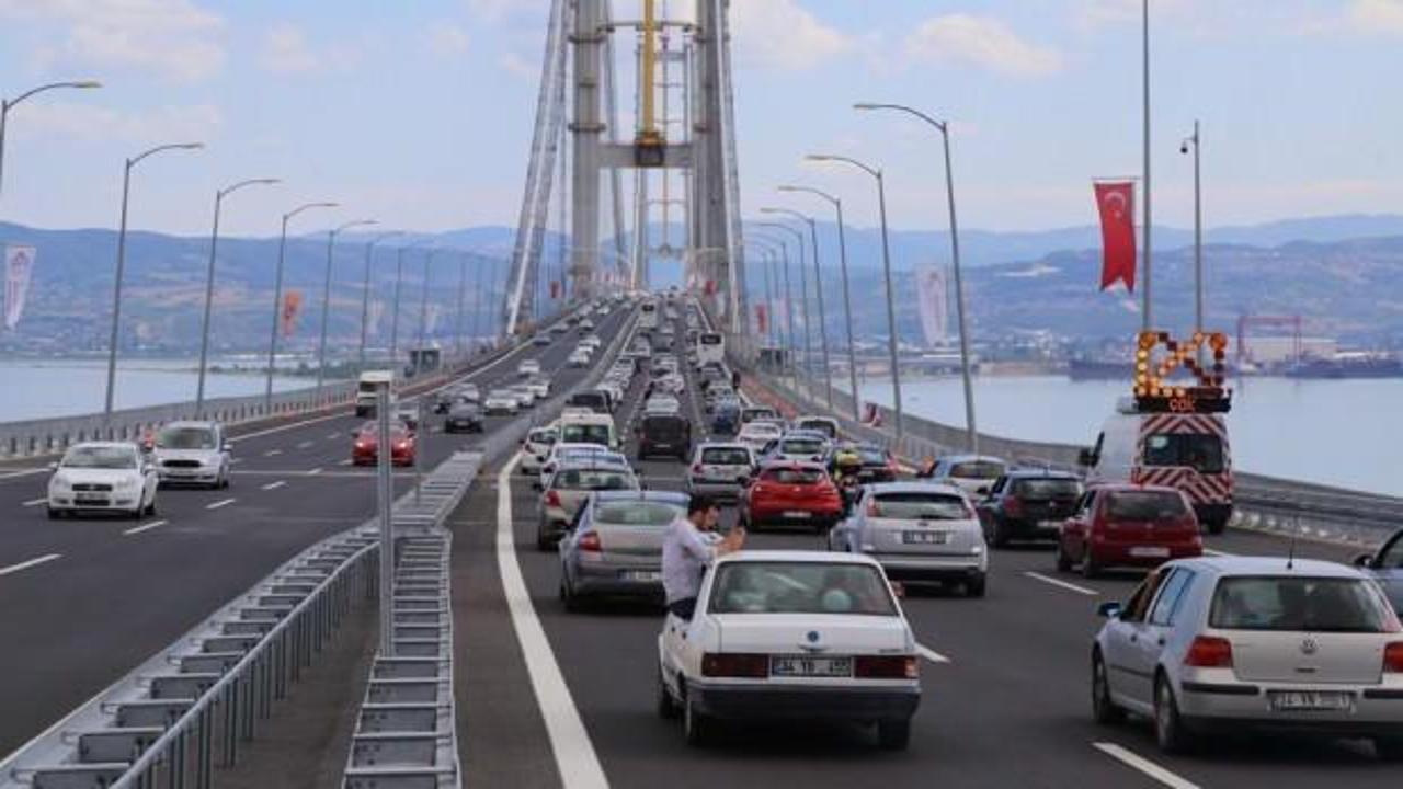 Osmangazi Köprüsü’nden 14 günde 757 bin araç geçti