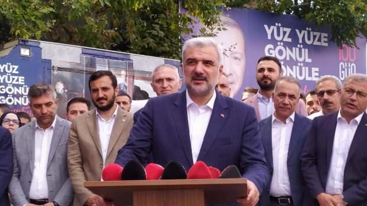 İstanbul'da AK Parti'den “Yüz Yüze 100 Gün” çıkarması...  "Mahalle mahalle geziliyor"