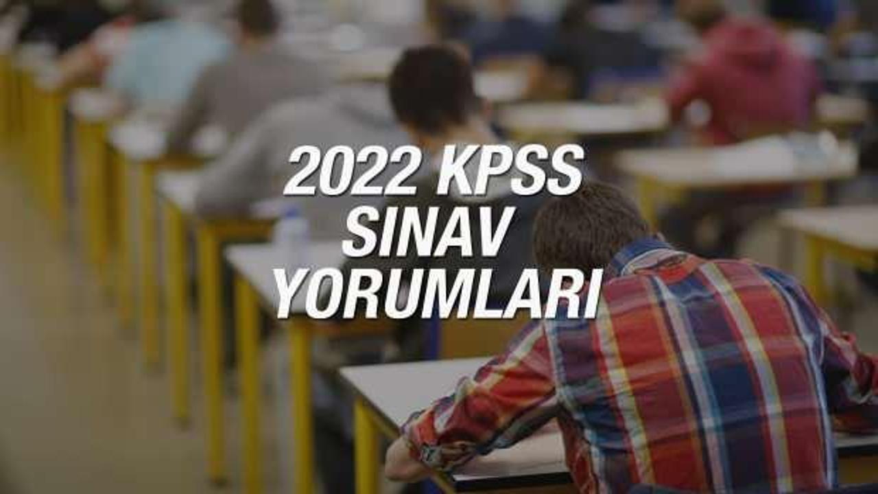 KPSS lisans sınav yorumları: 2022 Memurluk sınavı GK-GY sınavı kolay mıydı zor muydu?