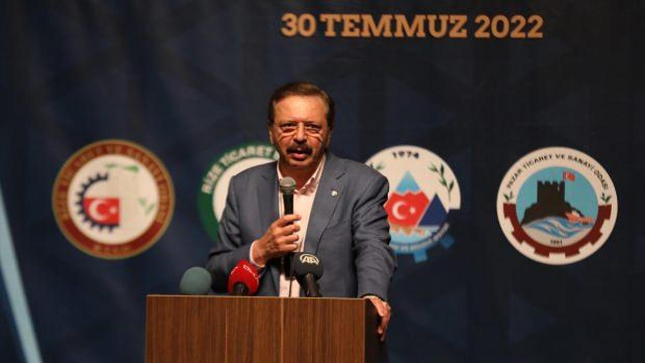 TOBB Başkanı Hisarcıklıoğlu, bankalara "iş dünyasına destek" çağrısında bulundu