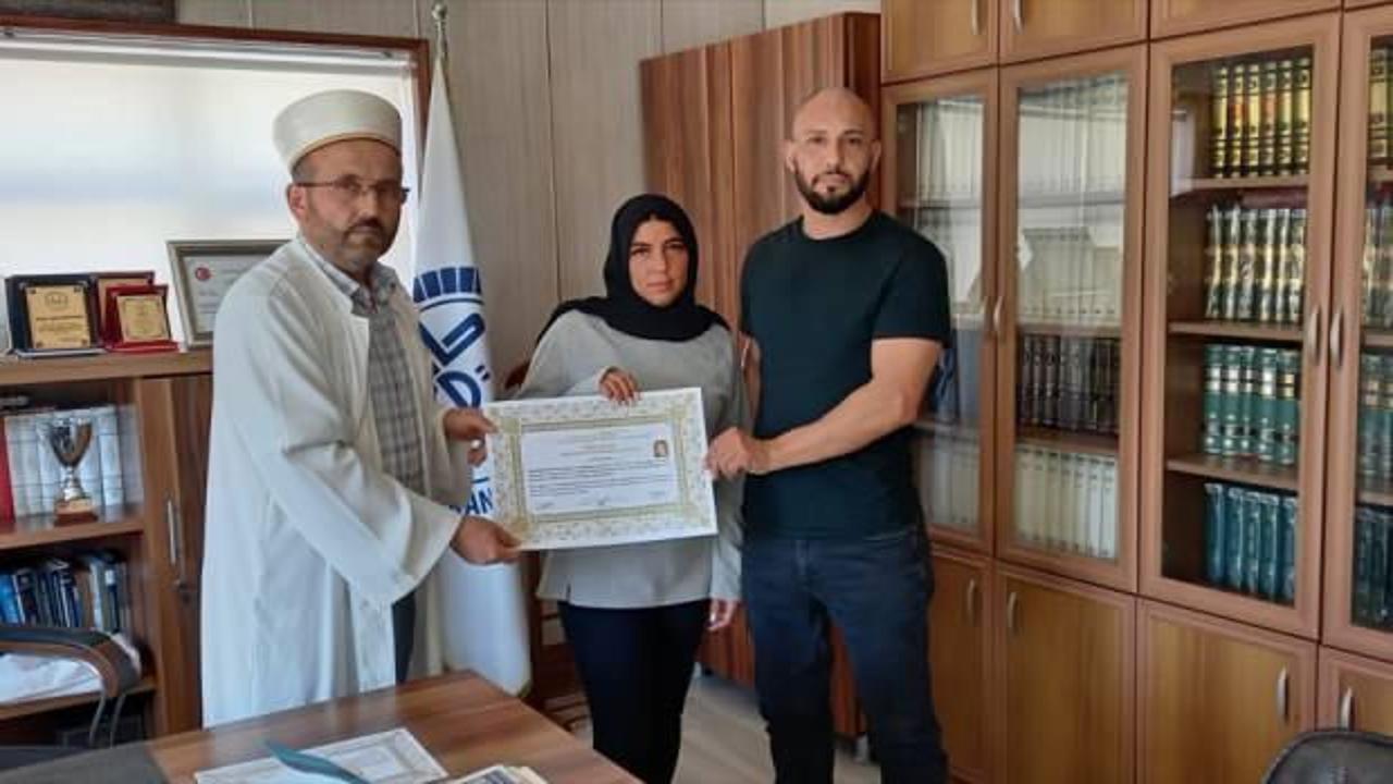 Zonguldak'a gelin gelen Katherina, İslam&rsquo;ı se&ccedil;ti