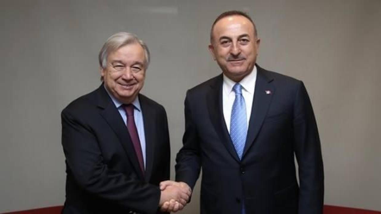 Bakan Çavuşoğlu, BM Genel Sekreteri Guterres ile telefonda görüştü