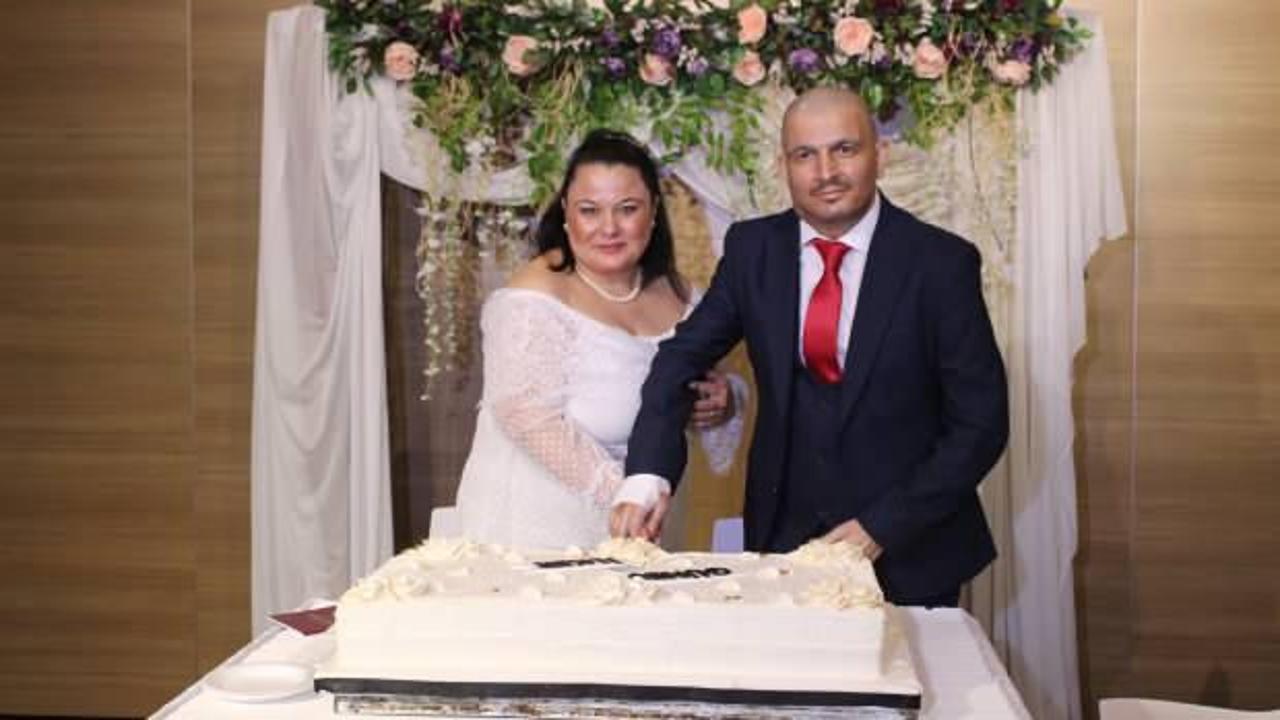 Check-up'ın sonucu çiftin hayatını değiştirdi! Hastanede dünya evine girdiler