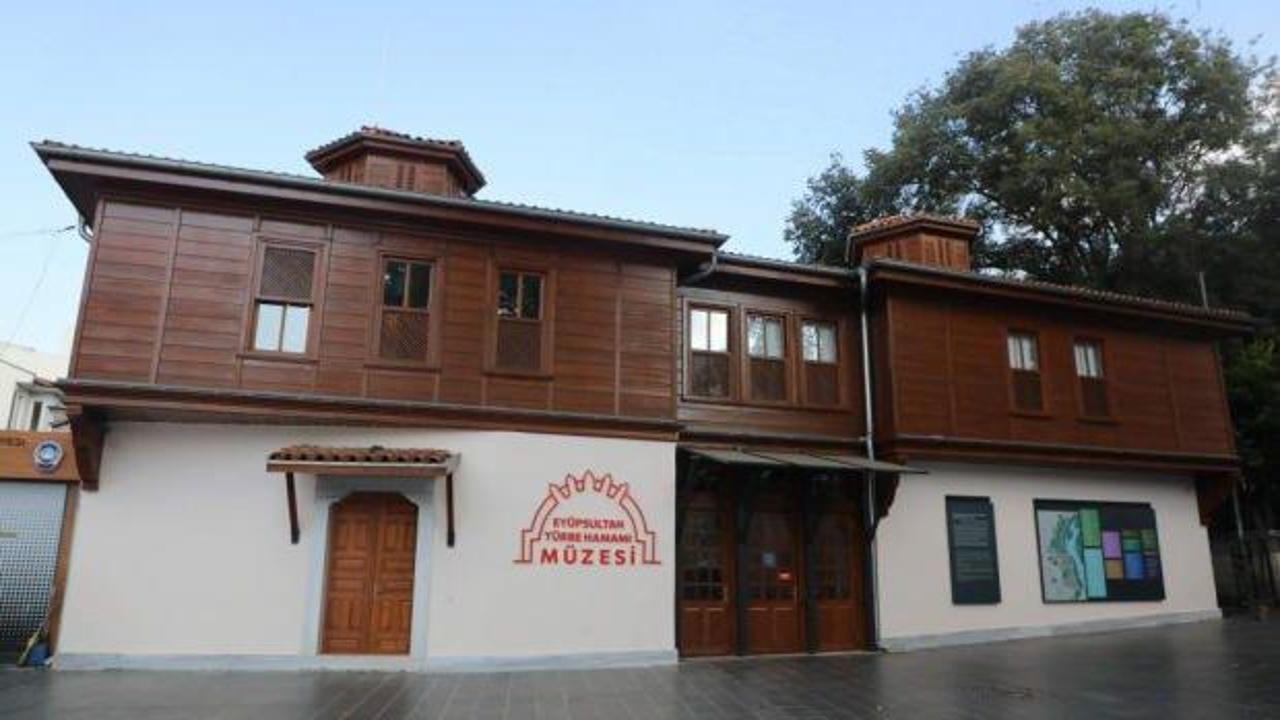 Ey&uuml;psultan T&uuml;rbe Hamamı M&uuml;zesi ziyaret&ccedil;ilerin ilgi odağı oldu