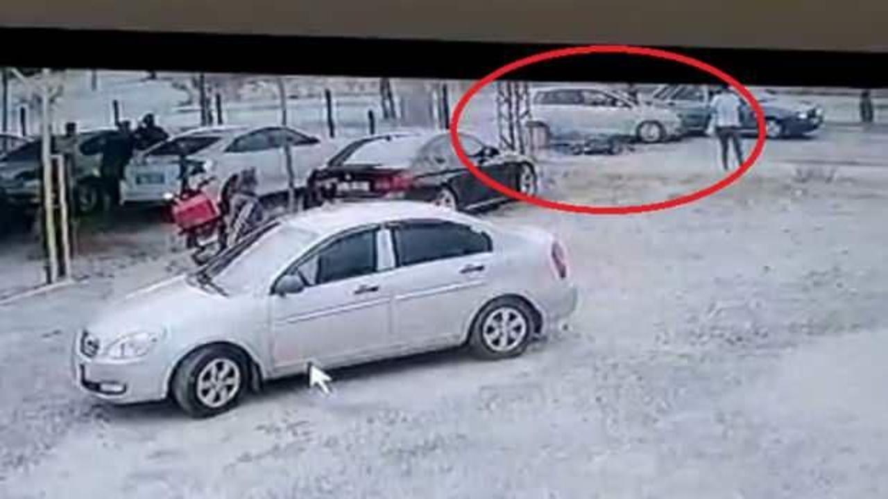 İYİ Partili meclis &uuml;yesine otomobille &ccedil;arpan damadı &ccedil;ıktı