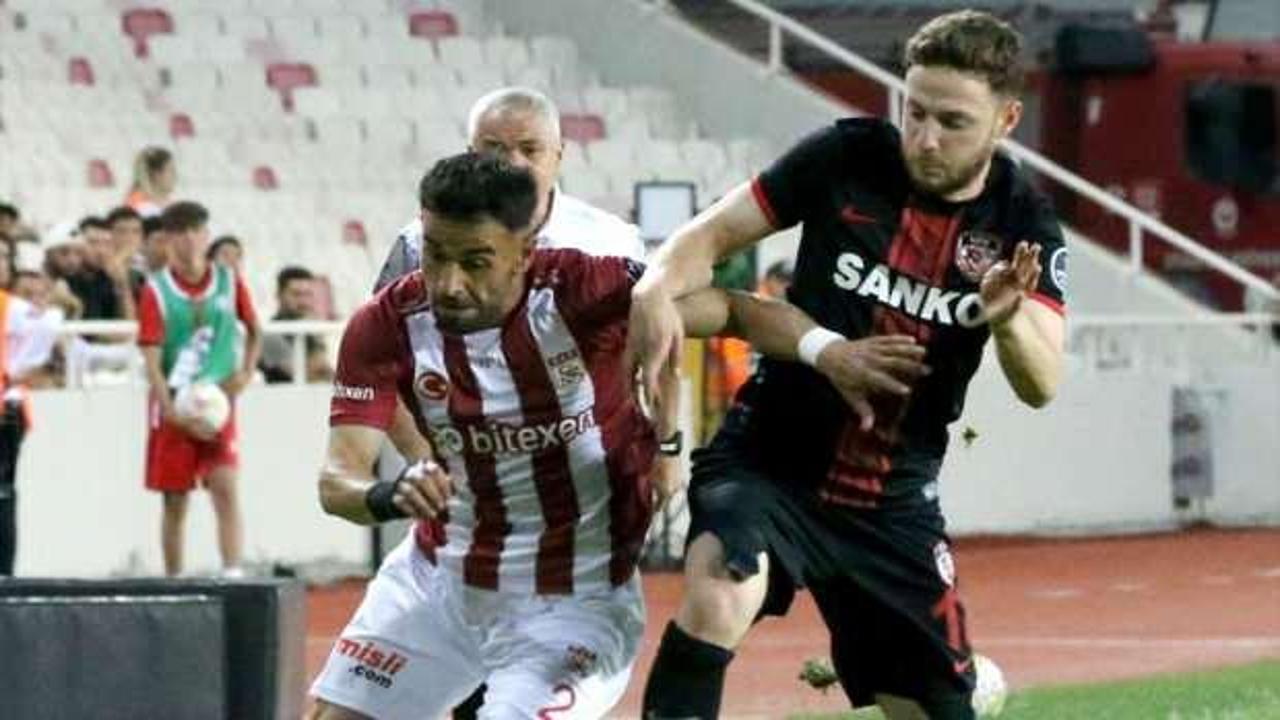 Sivasspor ve Gaziantep FK 1 puana razı oldu!